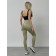 Lingins for fitness women, size 46, khaki color