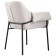 Aline chair, 550 × 700 × 830 mm, Shenill, Milk color