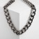 The necklace "Golden chain" Fine, gray color, 50 cm