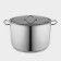 The pan is whole, 30 l, d = 39.6 cm, a metal cover, with a heat distribution layer, induction