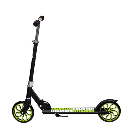 2-wheel scooter M-396b, black/green color-3