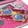 Notepad 60 sheets (12.7 x 19.3 cm) Mazari "Make Up", with a mirror, a linked inner block, 70 g/m2, 4 design mix