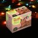 Garland “thread” 5 m, IP20, dark thread, 50 lamps, a glow of multi, 8 modes, 220 V