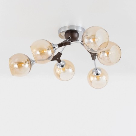 Ceiling chandelier "Til" E27 6x60 watts-6
