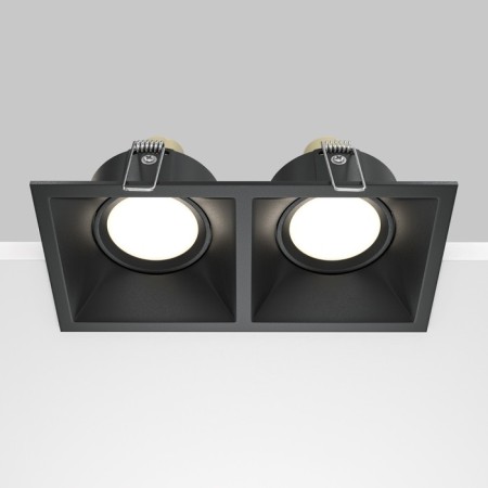 The built-in lamp Technical DL029-2-02B, 2x50W, 17.3x9x4.2 cm, GU10, black color black-4