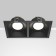 The built-in lamp Technical DL029-2-02B, 2x50W, 17.3x9x4.2 cm, GU10, black color black