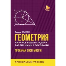 Geometry. Learn to solve problems in various ways. Profile level. Balayan E.N.