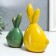 Souvenir Ceramics "Puff Lawhouse" set 2 pcs 12.5x5x7 15.5x6x10 cm