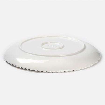 Porcelain dining porcelain Magistro "Tandy", D = 30 cm, white color-2