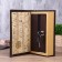 Safe wood book "Golden sailboat" 21x13x5 cm