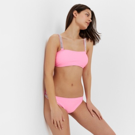Separate Minaku swimsuit with rhinestones pink, size 44-5