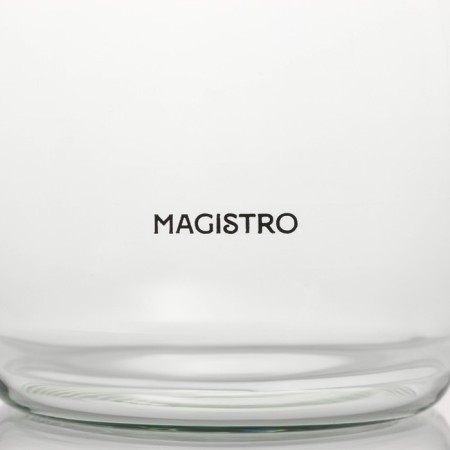 Glass teapot Magistro "Sheidi", 500 ml, with metal sieve, plastic flask-4