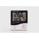 Clock - electronic biruni alarm clock with a thermometer, hygrometer, 10 x 10 cm