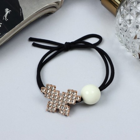 Hair gum "Nonna" butterfly, 5 cm-1