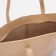 Zipper bag with lightning, beige color