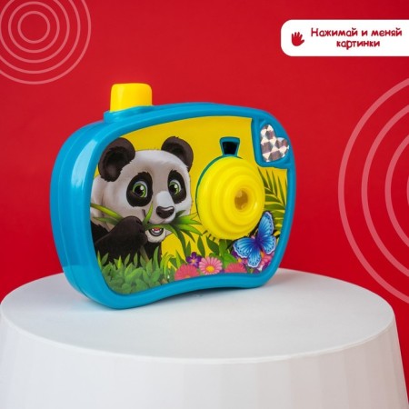 Camera with the project "Jungle's name", the color of the blue-4