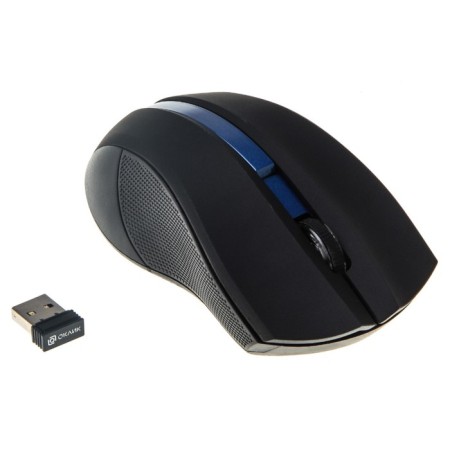 Mouse call 615MW black/blue optical (1200DPI) wireless USB for laptop (3but)-6