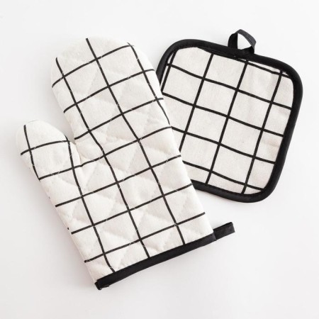 The kitchen set of the “cell” shade is centered, a bag 17*17 cm, mitten 26*16 cm, 100% p/e-1
