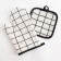 The kitchen set of the “cell” shade is centered, a bag 17*17 cm, mitten 26*16 cm, 100% p/e