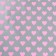 Film Color "Hearts", Pink, 0.7 x 7.6 m, 40 μm, 200 grams
