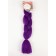 Zumba Kanecalon is monophonic, corrugated, 60 cm, 100 g, purple color (#ay35)