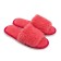 Homemade shoes (slippers) female 208, red color, rr 36
