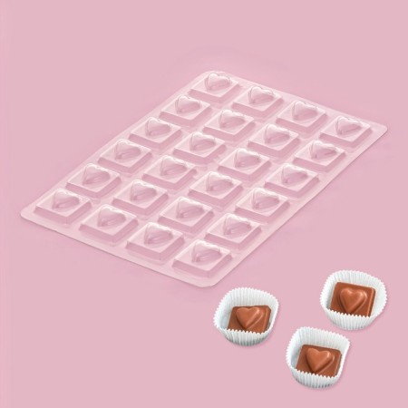 Form for chocolate and sweets "Love", 27 × 18 cm, 24 cells