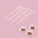 Form for chocolate and sweets "Love", 27 × 18 cm, 24 cells