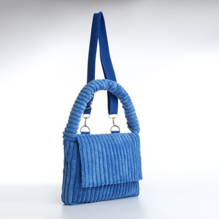 Youth bag on magnet, blue color-3