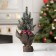 LED figure “Christmas tree with berries and cones”, 8.5 × 29 × 6.5 cm, plastic, batteries CR2032x2, glow warm white