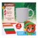 Set for decor mug polymer clay “New Year! Christmas tree "