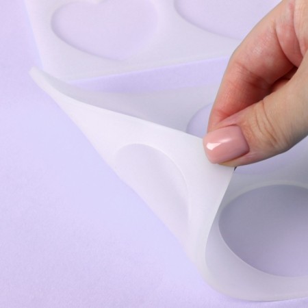 A set of chocolate shapes, 2 pcs, silicone, 23 × 12 cm, transparent color-3