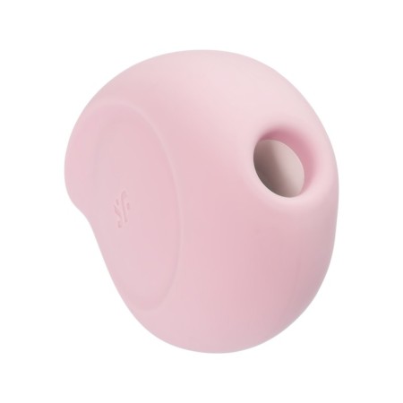 Vacuum-wave contactless stimulator of the Satiffyer Sugar Rush clitoris, silicone, pink color-17