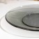Basilico plate. Lava Grey, D = 20 cm, gray color