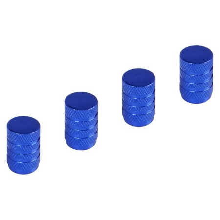 Caps on the tire valve K-2, blue, metal, 4 pcs. AVC13-1