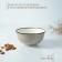 Porcelain salad Magistro "Cerera", 650 ml, 15 × 7.5 cm, brown color