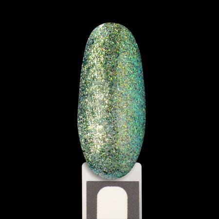 Gel nail polish, Chameleon, 3 phase, 8ml, Led/UV, green/yellow color (01)-10