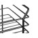 The floor rack is straight