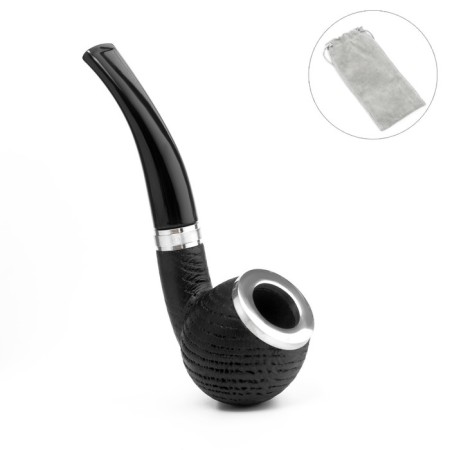 Kimardic tobacco Premier’s smoking pipe, classic, oak, hole D-2 cm, length 14.8 cm 90933