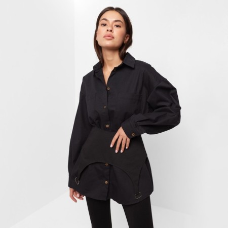 Skirt Baska Women's Denim Mist: Denim R.42, Black-5