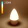 Candle LED lamp C37 Elektrostandard, 37x37x111 mm, 8W, E27, 890LM, 3300K