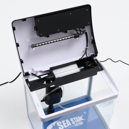 The Seastar HX-319F Aquarium includes: LED lamp, filter, 18 l, white-4
