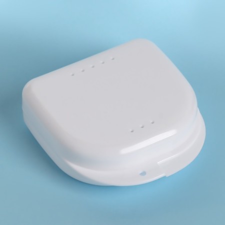 Dentures storage container, 8.5 × 8 × 2.7 cm, color mix-3