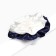 Outlet. Bant for hair on an elastic band, white with blue, 11 cm, Minnie Mouse
