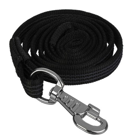 Bilateral leash with latex thread, 1.5 m x 2 cm, nylon, mix