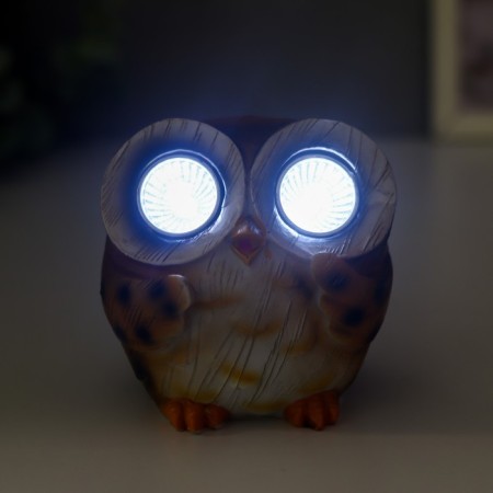 Souvenir Polystone Light "Filin -Malysh - applause" from the solar battery 7.5x7x7.5 cm-3