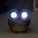 Souvenir Polystone Light "Filin -Malysh - applause" from the solar battery 7.5x7x7.5 cm
