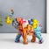 Polystone souvenir "Elephant, painted graffiti" 20x8.5x24 cm