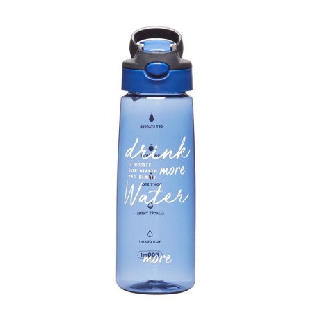 Water bottle, 800 ml, with a drinker and suspension, 25 x 7.5 cm