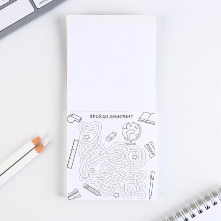 Gift set for the graduation "Graduate of kindergarten" Notepad 9cm x 9cm 60 liters, wax crayons 4 pcs.-5